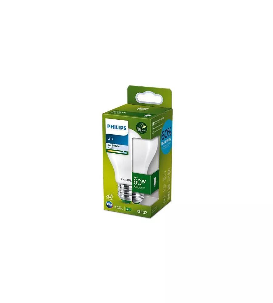 LAMPADINA LED A GOCCIA SATINATA 4W 4000K, E27